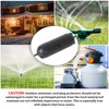 (4-Pack) Large Black Outdoor Extension Cord Plug Protector for AWG12/14/16