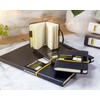 Idena 209284 DIN A5 notebook, FSC mix, ruled, cream-coloured paper,