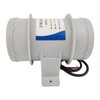 ISURE MARINE 3 inch Inline Blower,12V Silent Blower Marine Bilge