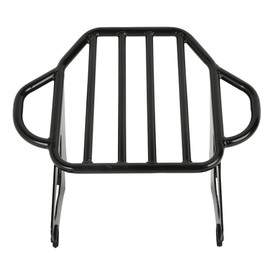 XFMT Motorcycle King Detachable Two-Up Luggage Rack for Harley Touring Road King Street Glide Road Glide Electra Glide 2009-Later, Gloss Black