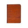 Scully Ostrich Leather Tel/Address Book Organizer Business (Brown)