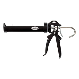 Pattex Profi Metall Kartuschenpistole, Silikonpistole aus Metall für Dicht- & Klebstoff-Kartuschen, Kartuschenpresse mit automatischem Nachlauf- und Schnellstopp, 1 Pistole