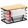 TIDIIABODE Small Grocery Bag Holder, Trash bag holder with Removable
