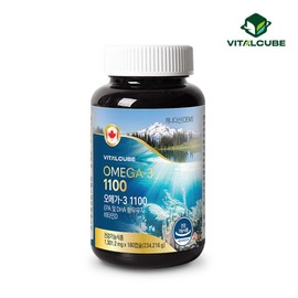 Vital Cube Omega 3 1100 180 capsules x 1 (6 months) / 바이탈큐브 오메가3 1100 180캡슐x1개(6개월)