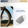 X AUTOHAUX Bicycle Reflector Bike Warning Reflector for Bicycles 3.70"x1.61"x0.39"