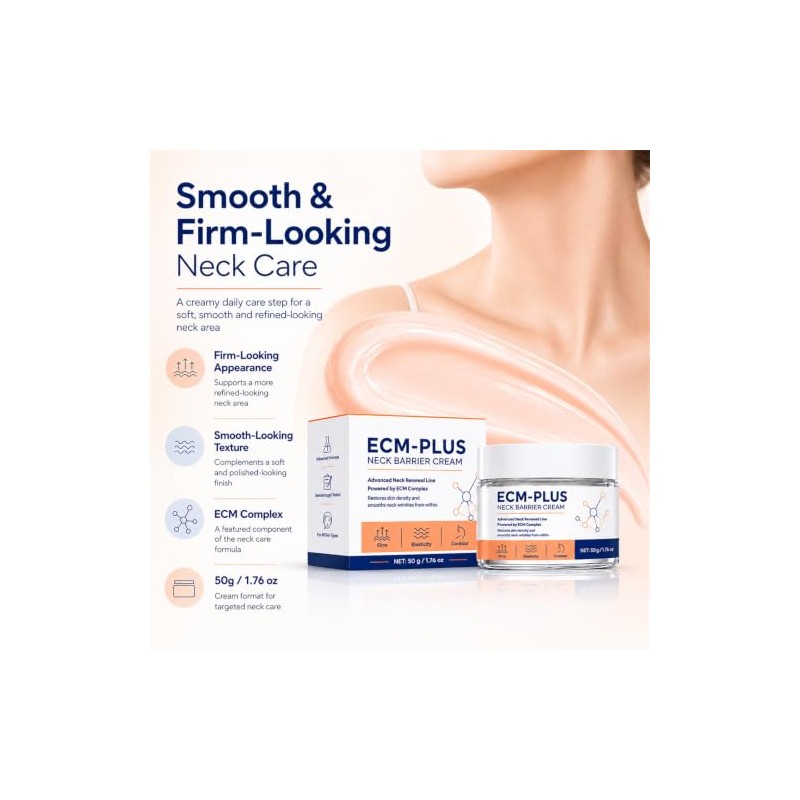 Neck Firming Cream with Niacinamide for Smooth-Looking Skin, 1.76 Fl