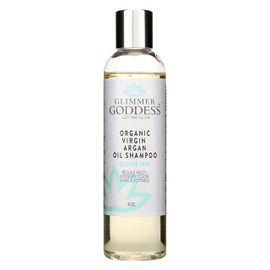 GLIMMER GODDESS Organic Sulfate Free Shampoo with Morrocan Argan Oil 8 oz