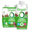 Orgain Creamy Chocolate Fudge Organic Nutritional Protein Shake - 16g Grass Fed Whey Protein, Meal Replacement, 20 Vitamins & Minerals, Gluten & Soy Free, 11 Fl Oz (Pack of 4) (Packaging May Vary)