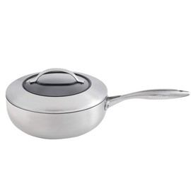 Scanpan CTX Covered Deep Sautè Pan, 4 Quart, Silver