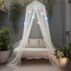 White Bed Canopy, Large for Queen/King Bed Mosquito Net Bed