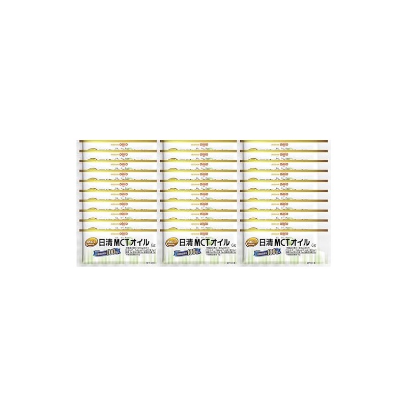 Nissin MCT Oil, 0.2 oz (6 g) x 30 Bottles,