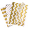 60 Sheets Tissue Paper for Gift Bags, White with Gold
