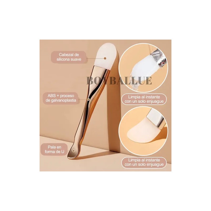 3pz Brochas Faciales Silicona Para Mascarillas Y Limpiadores