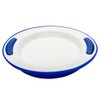 NRS Healthcare Blue/ White Soft Grip Keep Warm Thermo Plate