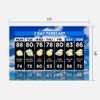 Weather News Broadcast Backdrop 7x5ft 7-Day Forecast Studio TV Backdrop
