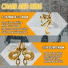 SENKEYFE V Bridle Tow Chain|G80-5/16 Inch × 3 Foot Bridle