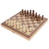 Toyrific Chess Foldable Wooden Board for Kids and Adults, Family