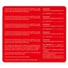 Kocak Gold 10 PCS Plastic Know Your Rights Immigration Red