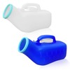 2 Pack Urinal Bottles for Men,Urin-e Bottle with Lid Urin-e