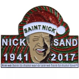 Nick Nicholas Sand LSD maker Pin Lapel hat Not Blotter Art Brotherhood Eternal