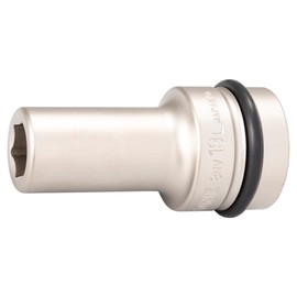 TONE Impact Long Socket 8NV-19L Insertion Angle 1 inch (25.4 mm) Drive Width 0.7 inches (19 mm)