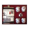 GMMH Original Hip Flask Set LN 35-28 London Stainless Steel