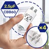 Capacitor 2.5µf 450V 50/60Hz Starting Capacitor Type CBB60 with an