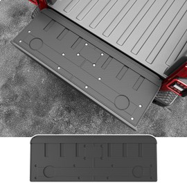 xipoqix Tailgate Mat Compatible with 2022-2026 Nissan Frontier Tailgate Liner TPE Bed Mat Replacement for 2022 2023 2024 2026 Nissan Frontier Accessories (Strip Style Tailgate Mat)