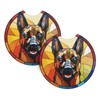 Belgian Malinois Lovers Car Coasters - 2pcs Dog Lovers Drink