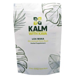 Kalm with Kava Loa Waka Micronized Kava (8 oz.)
