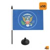 AZ FLAG - Set of 10 USA President Table Flag