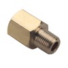 Dewhel Brass 1/8 NPT Female to 1/8 BSPT Male Gauge