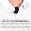 Mercader Digital 3 Pzs Mini Micrófono Lavalier Clip Solapa Jack