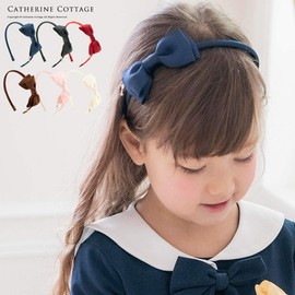 Catherine Cottage AD074 YUPS6 Kids Accessory with Secret Key Ribbon Headband Children's Clothing Miscellaneous Goods for Girls, Pink [PNK]