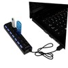 TEHAUX Port USB Hub with Off High Adapter High Speed