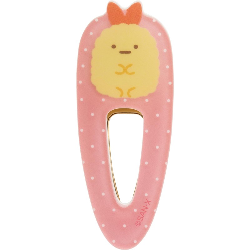 San-X FE40907 Sumikko Gurashi Hair Clip, Shrimp Furano Tail, Acrylic