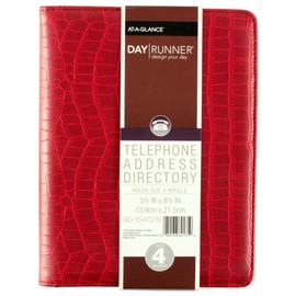 AT-A-GLANCE Day Runner 2016 Desk 4-3/4 x 8 5-3 x 8-11/16 Inches Telephone/Address Book (90-1541378)