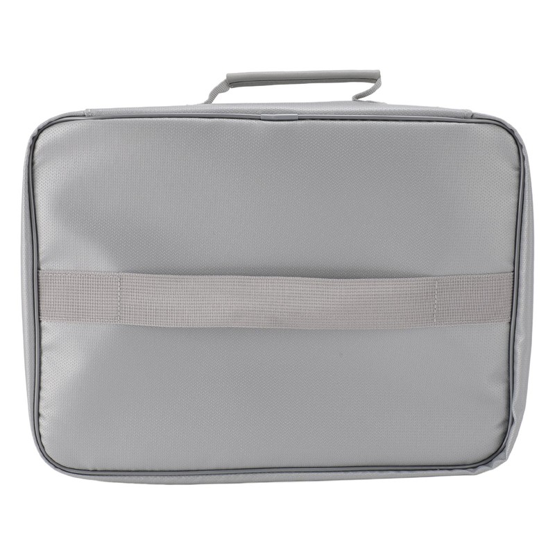 Fireproof Waterproof Document File Organizer Box Portable Home Travel Safe