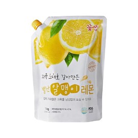 Kkotsaem 꽃샘 별난 알맹이 레몬 1kg 레몬차 레몬청 에이드 Flower Bloom Unique Lemon Pulp 1kg Lemon Tea Lemon Syrup Ade