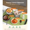 Warming Mat for Food, Rollable Electric Warming Tray, Silicone Heating