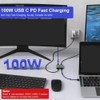 Snblzhef Switch Splitter Two-Way Switcher for8K@60Hz/4K@144Hz Video Transfer 100W USB