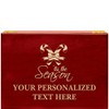 Crown Awards Tis The Season Rosewood Humidor Gift, Customize with