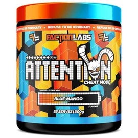Faction Labs Attention Cheat Mode Blue Mango 25 Serves