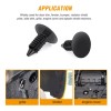 SNS 100X 8mm Bumper Clips Retainer Car Plastic Rivets Fastener