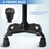 Adjustable Walking Cane for Men & Women with 4-Pronged Base