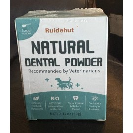 Natural Dog Dental Powder - Teeth Cleaning Powder - Removes Plaque and Tartar...