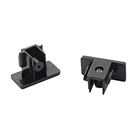 SLV 143130 End caps for single phase HV-busbar, mounted version black, 2 pieces, Plastic, black, , ,