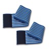 2 fasce elastiche blu universali regolazione a strappo lunghezza 60Cm