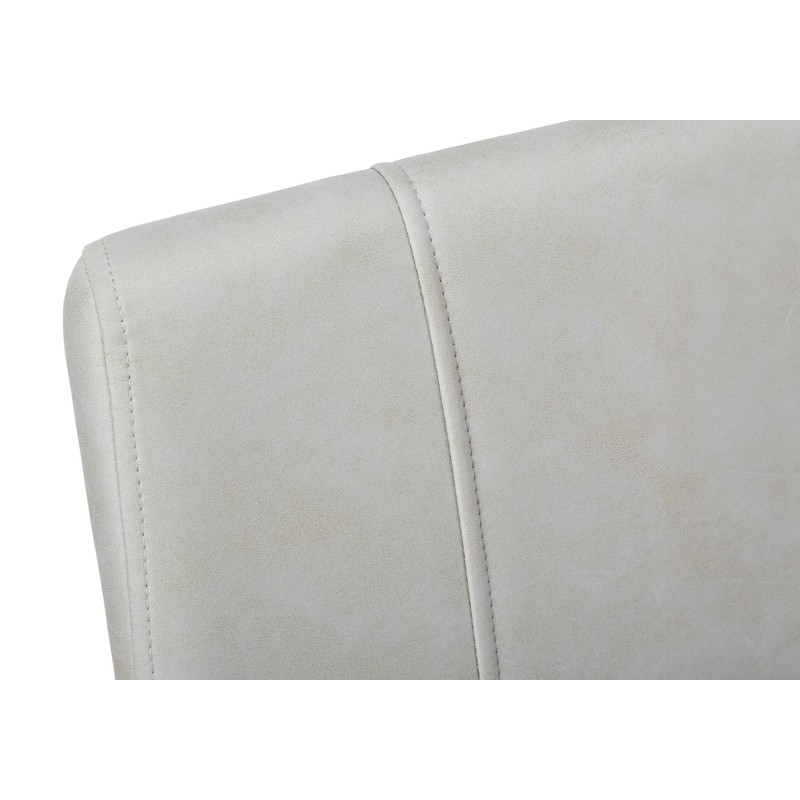 Monarch Specialties I CHAIR-2PCS / 39" H Fabric/Black Metal DINING