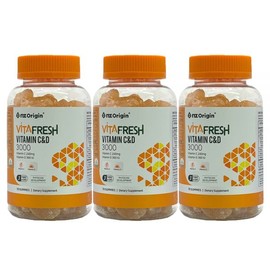 ANGET ORIGIN Angel Origin Vita Fresh Vitamin C & D 3000 3000mg x 70 gummies 3 / 엔젯오리진 비타프레쉬 비타민 C & D 3000 3000mg x 70구미 3개
